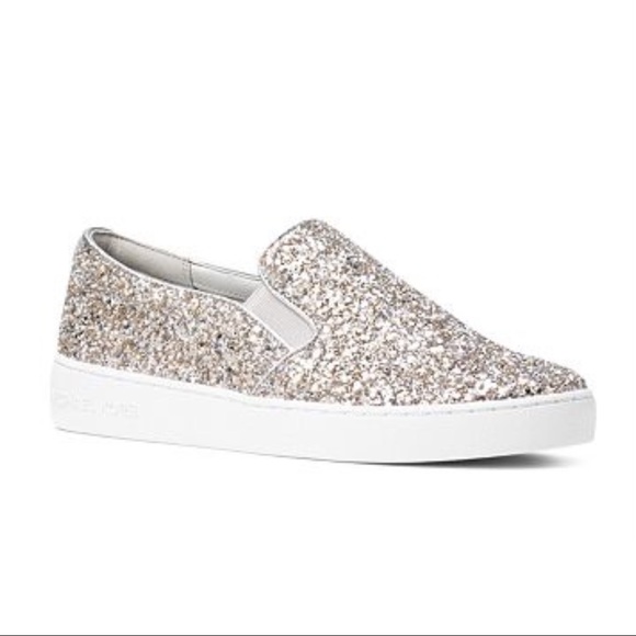 michael kors glitter slip on